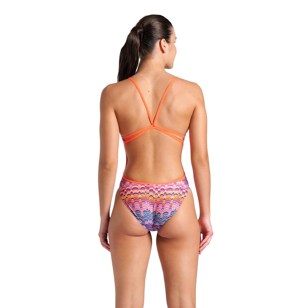 Foto 3 pulgar | Traje De Baño Arena Ondulation Lace Back Para Mujer Multicolor