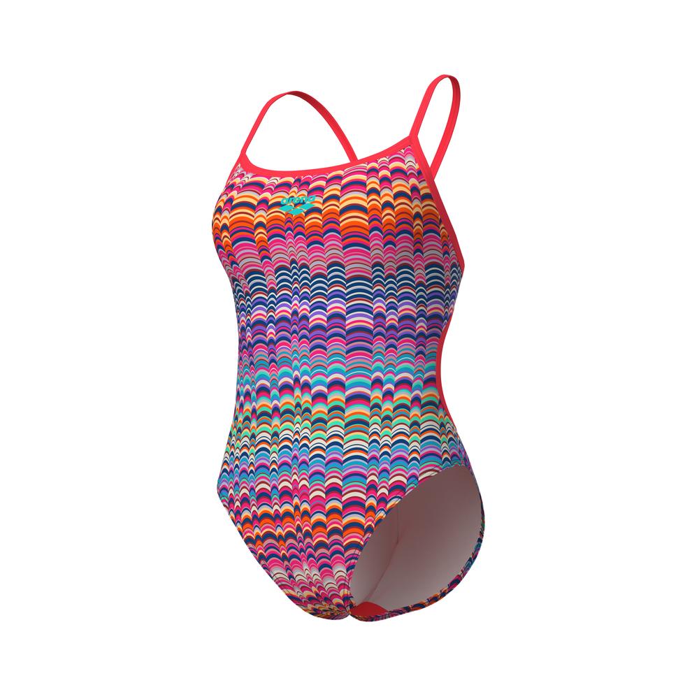 Foto 7 pulgar | Traje De Baño Arena Ondulation Lace Back Para Mujer Multicolor