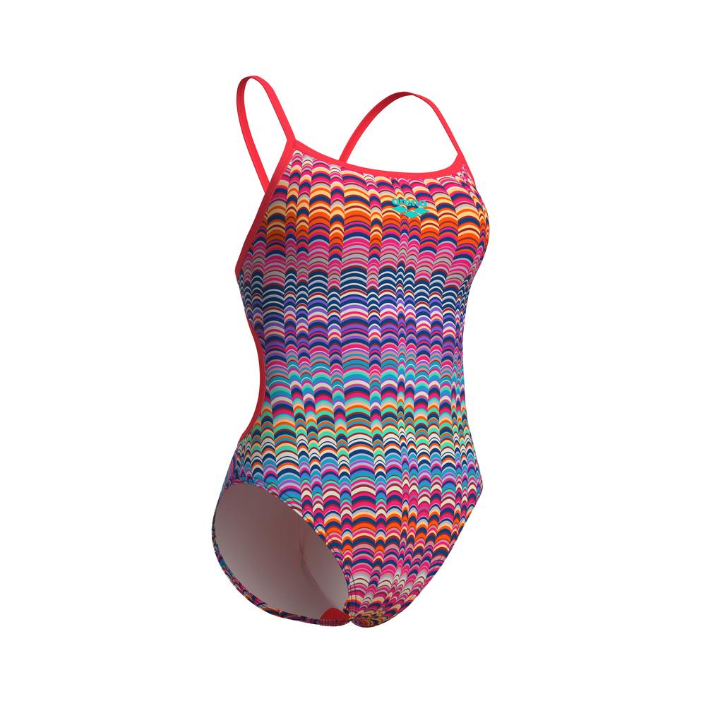 Foto 9 pulgar | Traje De Baño Arena Ondulation Lace Back Para Mujer Multicolor