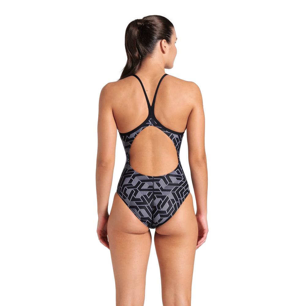 Foto 3 pulgar | Traje De Baño Arena Escape Lightdrop Back Para Mujer Negro