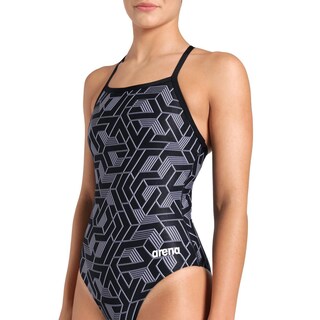 Foto 4 | Traje De Baño Arena Escape Lightdrop Back Para Mujer Negro