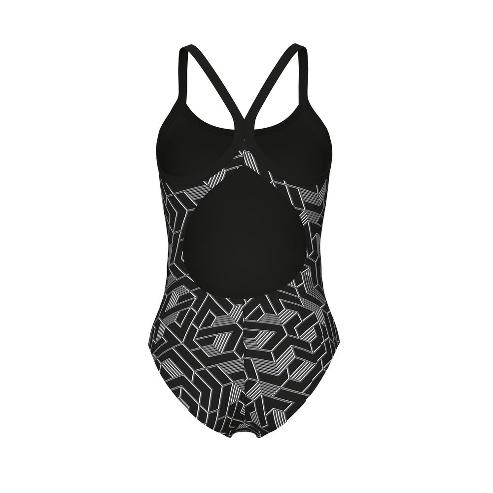 Foto 8 pulgar | Traje De Baño Arena Escape Lightdrop Back Para Mujer Negro