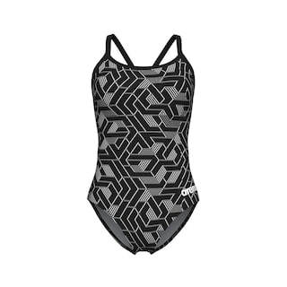 Foto 8 | Traje De Baño Arena Escape Lightdrop Back Para Mujer Negro