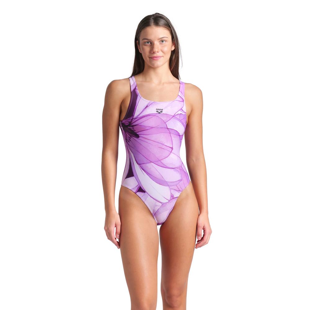 Foto 1 | Traje De Baño Arena Seabed Open Back One Piece Para Mujer Lila