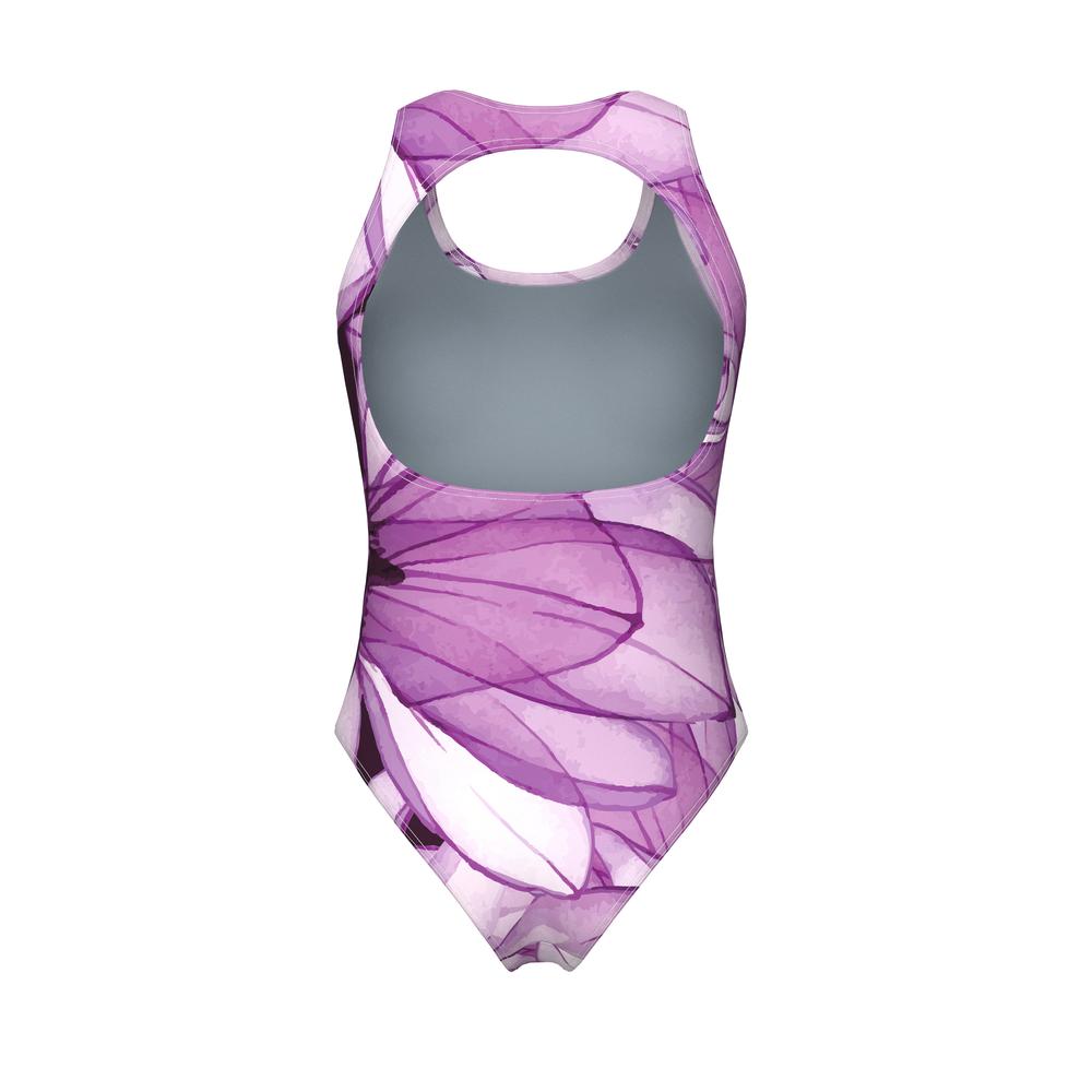 Foto 8 pulgar | Traje De Baño Arena Seabed Open Back One Piece Para Mujer Lila