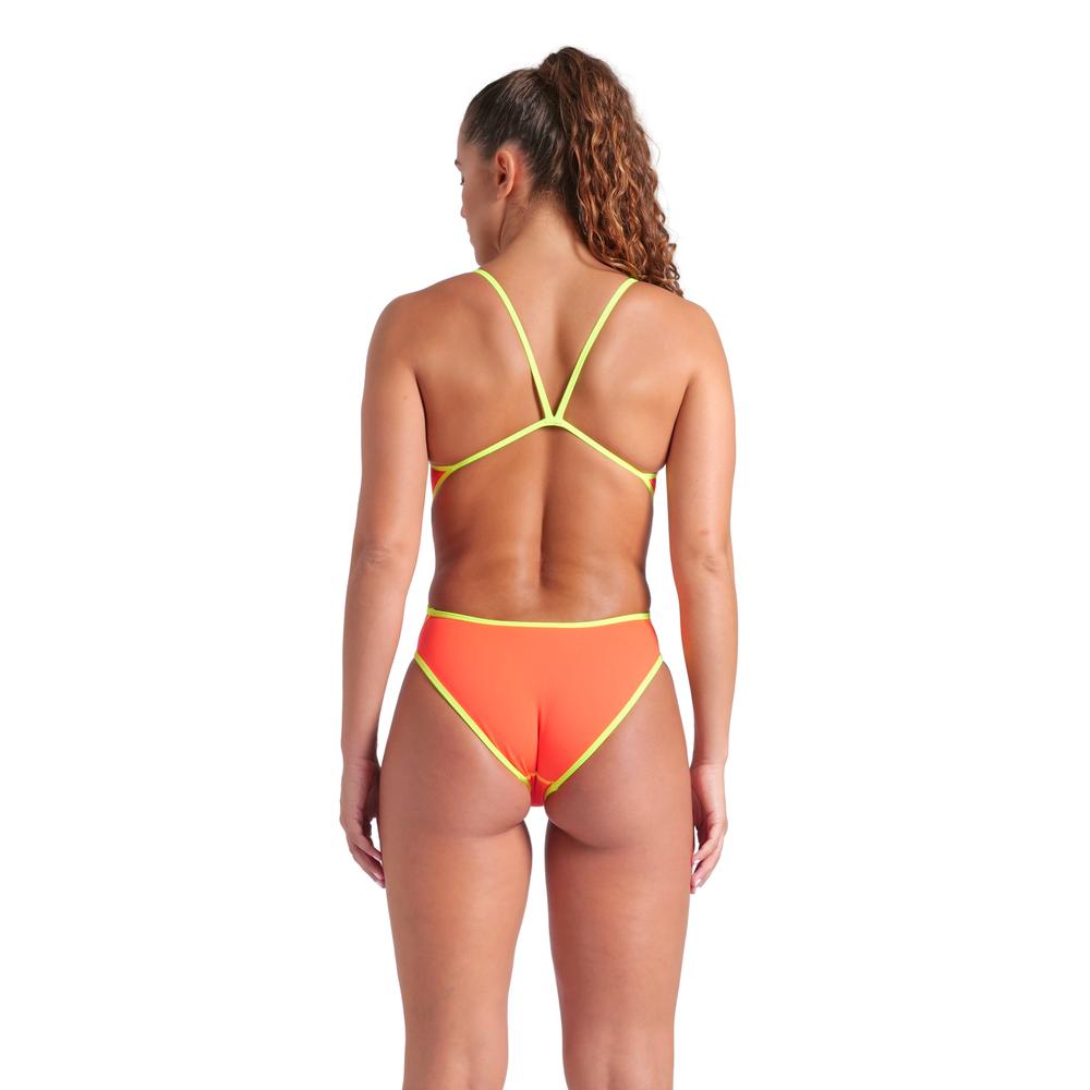 Foto 9 pulgar | Traje De Baño Arena Solid Reversible Challenge Back Para Mujer Azul