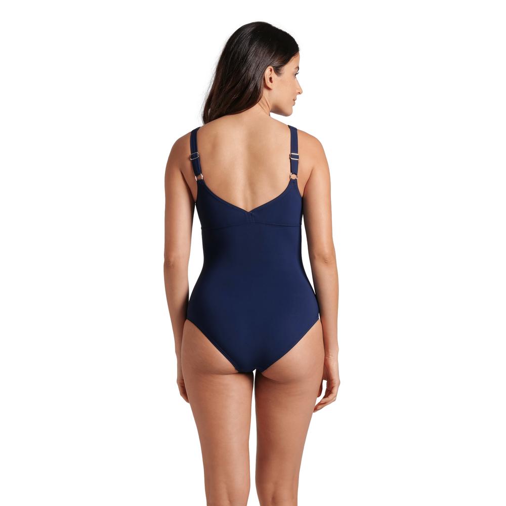 Foto 3 pulgar | Traje De Baño Arena Milena Wing Back Copa C Para Mujer Azul Marino