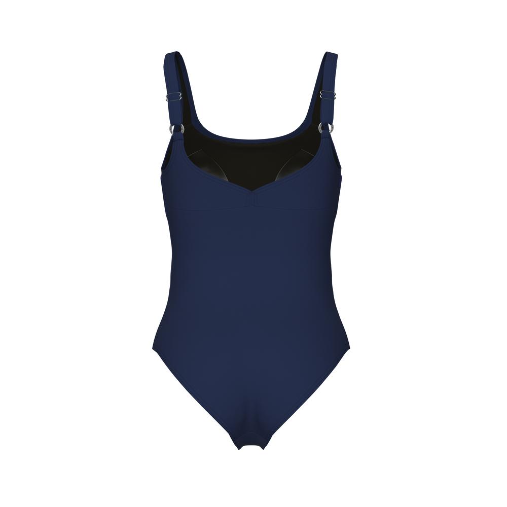Foto 7 | Traje De Baño Arena Milena Wing Back Copa C Para Mujer Azul Marino