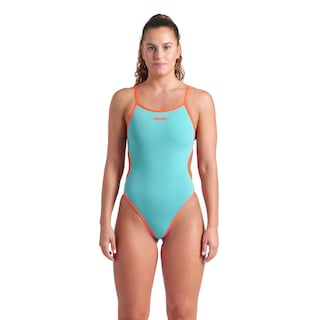 Foto 1 | Traje De Baño Arena Solid Reversible Challenge Back Para Mujer Turquesa