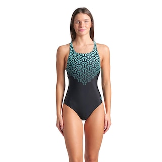 Foto 1 | Traje De Baño Arena Kikko Graphic V Back Para Mujer Negro