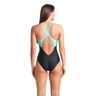 Foto 2 | Traje De Baño Arena Kikko Graphic V Back Para Mujer Negro