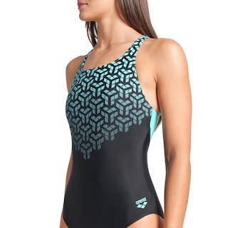 Foto 4 | Traje De Baño Arena Kikko Graphic V Back Para Mujer Negro