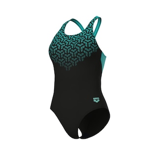 Foto 6 | Traje De Baño Arena Kikko Graphic V Back Para Mujer Negro