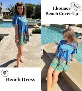 Foto 2 | Vestido Ekouaer para Mujer-Venta Internacional