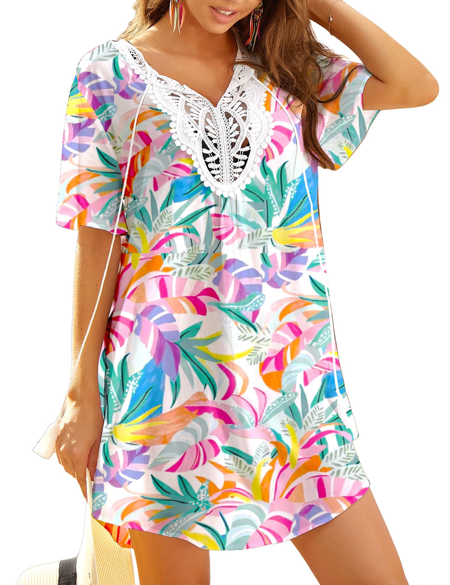 Foto 2 pulgar | Vestido de Playa Ekouaer para Mujer-Venta Internacional