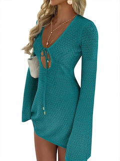 Foto 1 | Traje De Baño Con Cobertura Anrabess, Traje De Baño De Ganchillo, Vestido De Playa Para Mujer - Venta Internacional.