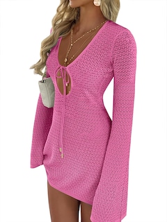 Foto 1 | Traje De Baño Con Cobertura Anrabess, Traje De Baño De Ganchillo, Vestido De Playa Para Mujer - Venta Internacional.