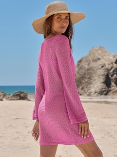 Foto 4 | Traje De Baño Con Cobertura Anrabess, Traje De Baño De Ganchillo, Vestido De Playa Para Mujer - Venta Internacional.