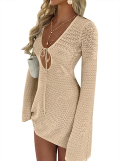 Foto 1 | Traje De Baño Con Cobertura Anrabess, Traje De Baño De Ganchillo, Vestido De Playa - Venta Internacional.