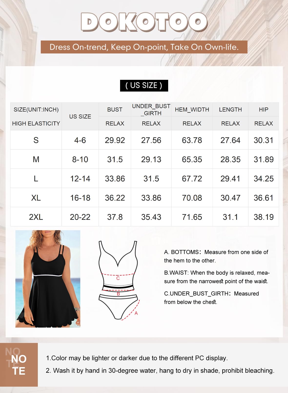 Foto 7 pulgar | Traje De Baño De Una Pieza Dokotoo Tummy Control Swimwear Verde - Venta Internacional.