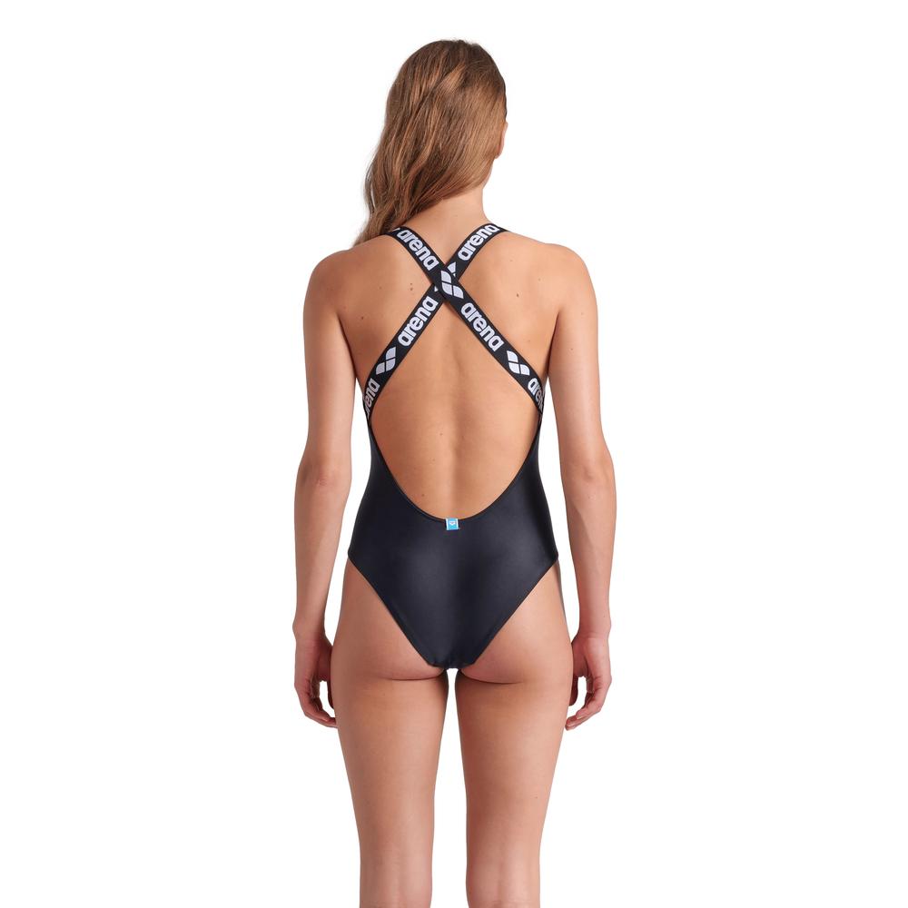 Foto 2 | Traje De Baño Arena Elastic Solid Para Mujer Negro
