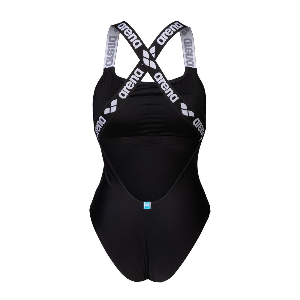 Foto 9 pulgar | Traje De Baño Arena Elastic Solid Para Mujer Negro