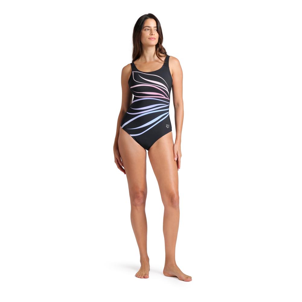 Foto 3 | Traje De Baño Arena Shapewear Susanna Para Mujer Negro