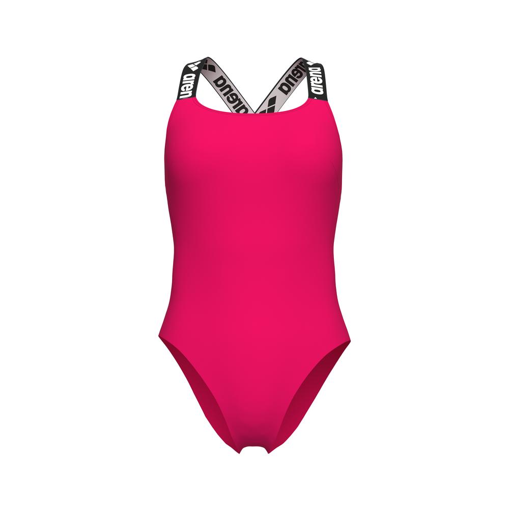 Foto 7 pulgar | Traje De Baño Arena Elastic Solid Para Mujer Rosa