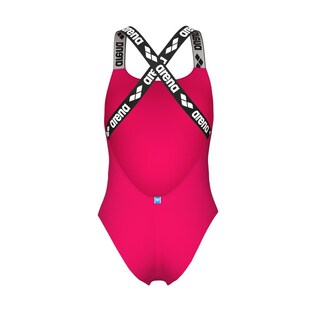 Foto 8 | Traje De Baño Arena Elastic Solid Para Mujer Rosa