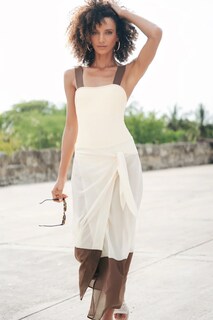 Foto 4 | Traje De Baño Completo Strapless Para Mujer Touche