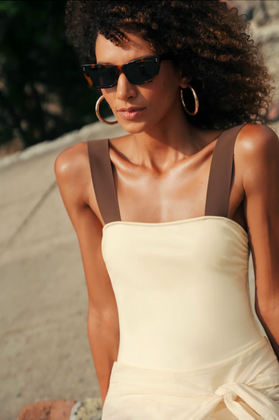 Foto 8 | Traje De Baño Completo Strapless Para Mujer Touche