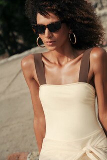 Foto 8 | Traje De Baño Completo Strapless Para Mujer Touche
