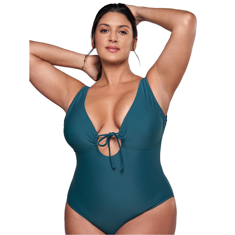 Traje De Baño Completo Ilusión 75084 Azul
