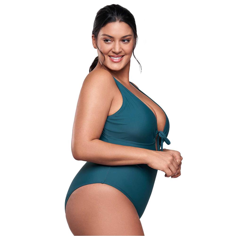Foto 4 pulgar | Traje De Baño Completo Ilusión 75084 Azul