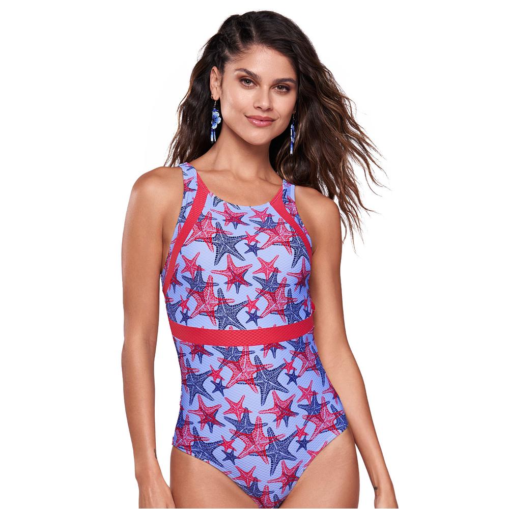 Traje De Baño Completo Ilusión 75055 Azul