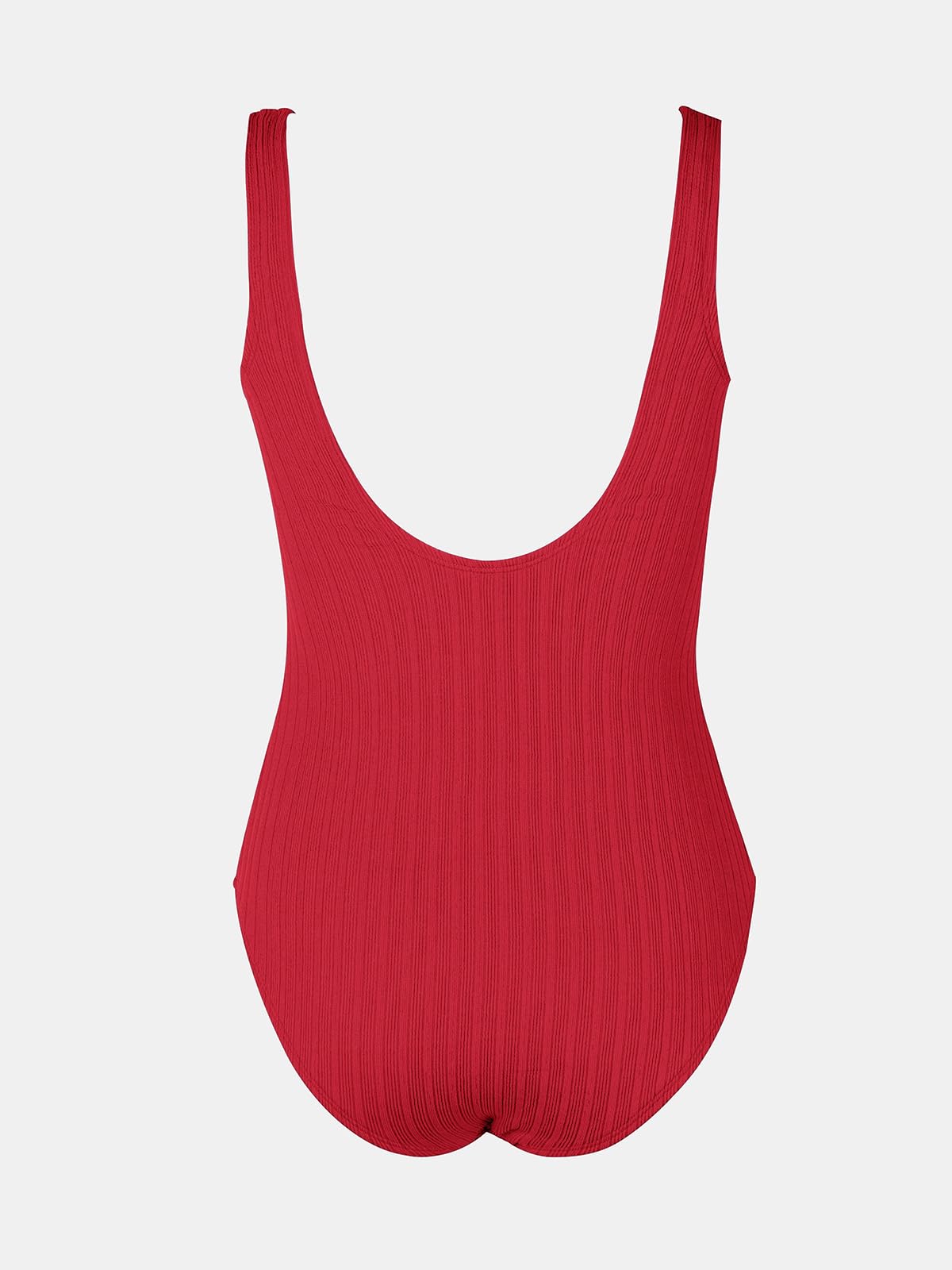 Foto 8 pulgar | Traje De Baño De Una Pieza Cupshe Con Cuello Redondo Texturizado Y Espalda Baja Para Mujer - Venta Internacional.