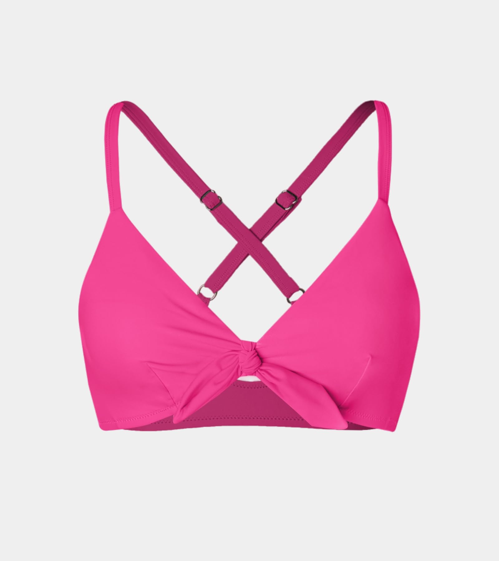 Foto 6 pulgar | Traje De Baño Cupshe Con Cuello En V Y Nudo, Corbata De Conejo Xs, Rosa, Para Mujer - Venta Internacional.