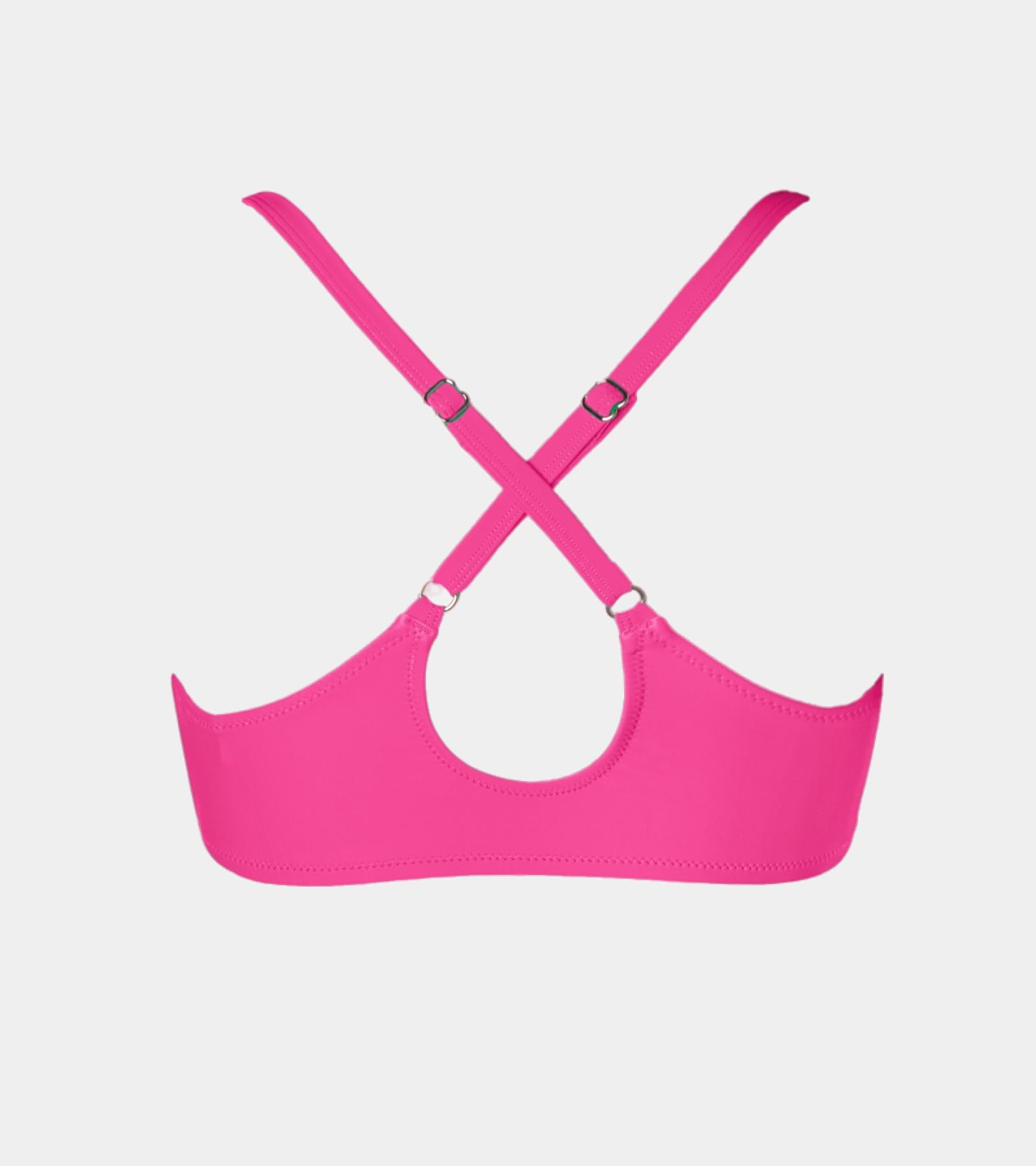 Foto 7 pulgar | Traje De Baño Cupshe Con Cuello En V Y Nudo, Corbata De Conejo Xs, Rosa, Para Mujer - Venta Internacional.