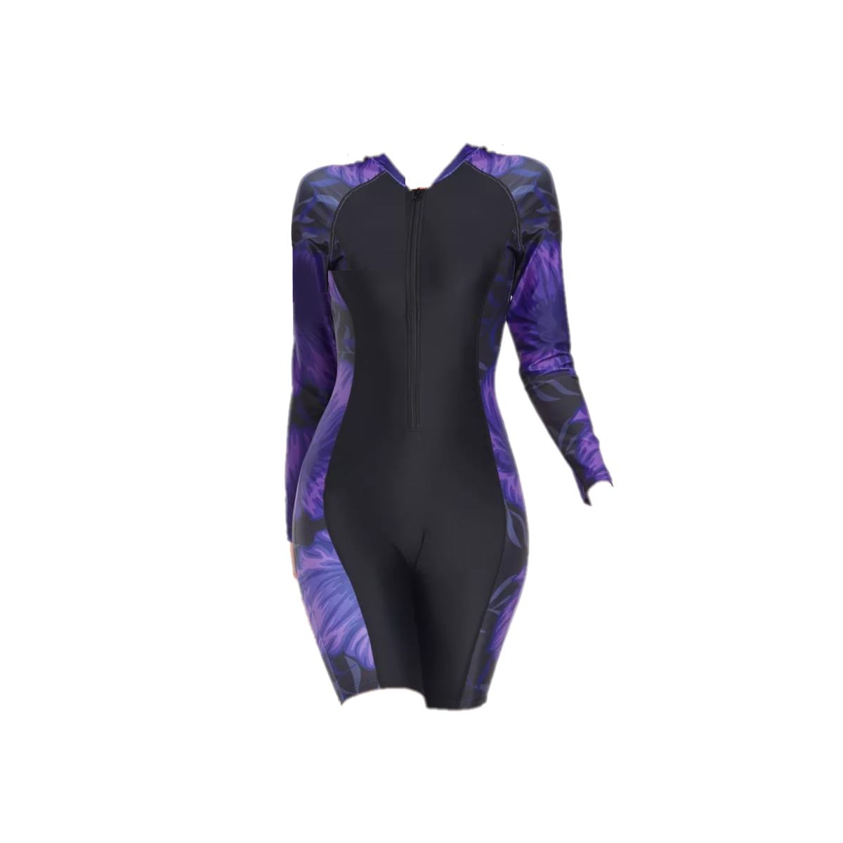 Foto 2 pulgar | Traje De Baño De Manga Larga Talla Ch Eo Safe Imports Esi-16242 Purpura