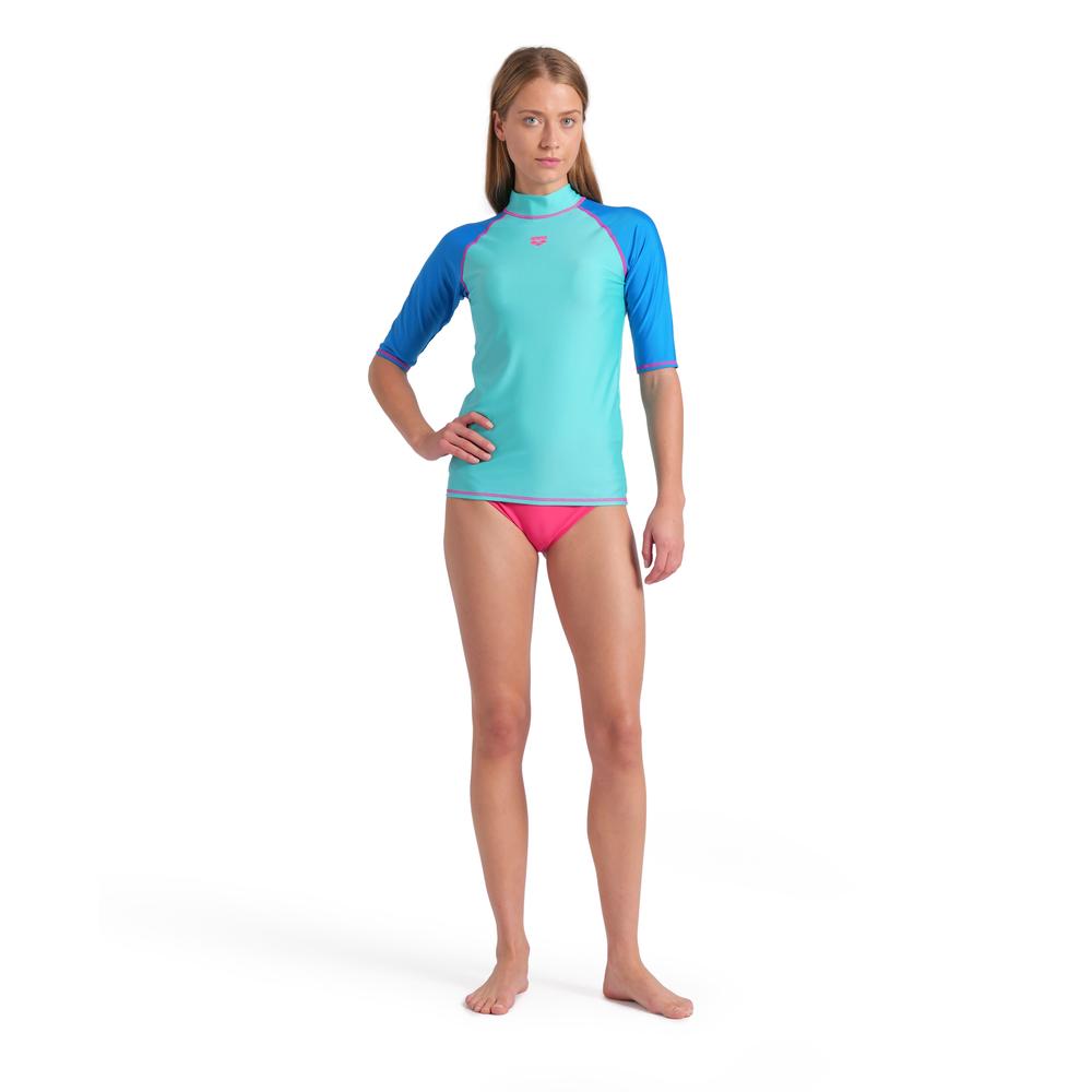 Foto 3 | Rash Vest Arena Graphic Para Mujer Azul