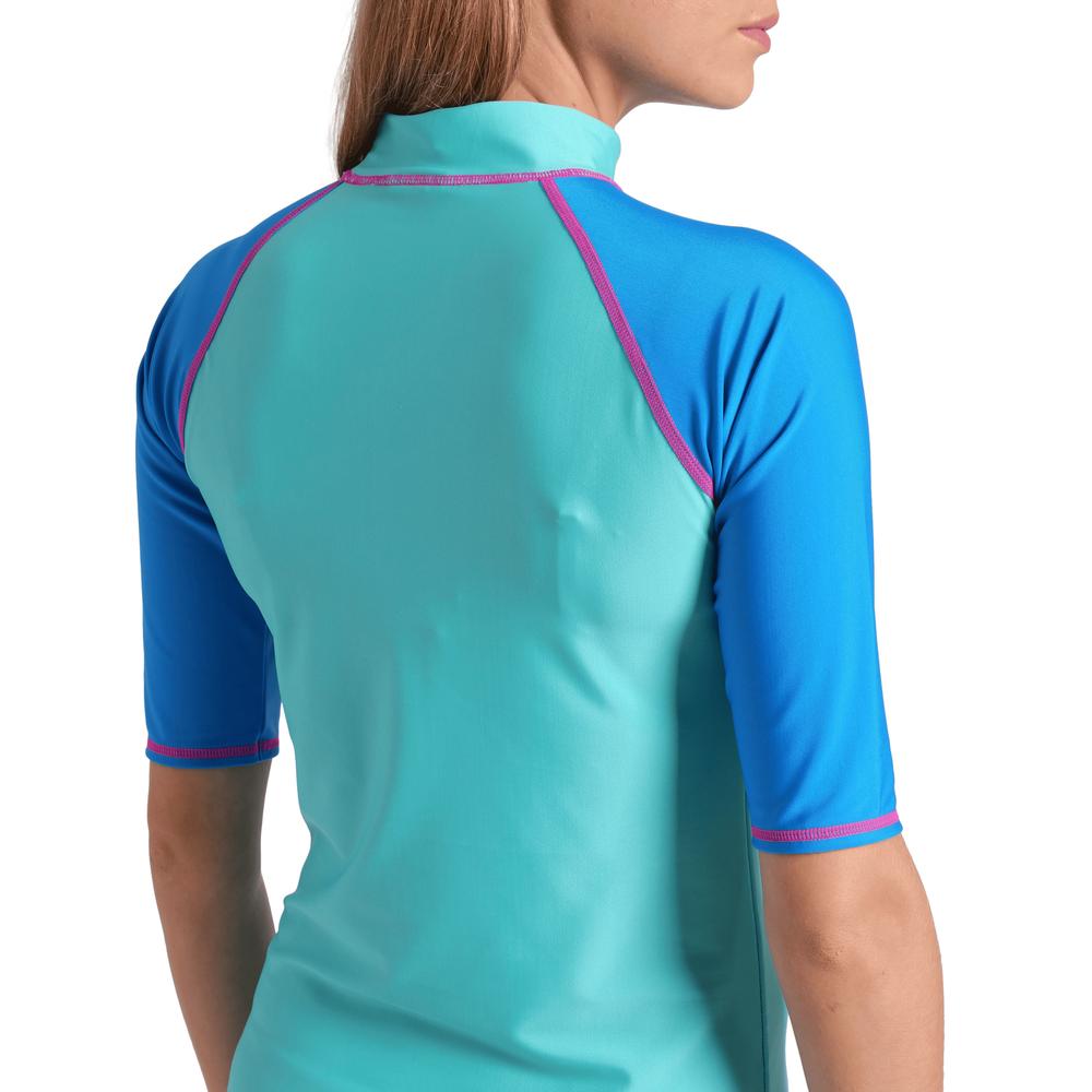 Foto 6 pulgar | Rash Vest Arena Graphic Para Mujer Azul