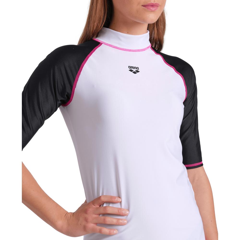 Foto 5 pulgar | Rash Vest Arena Graphic Para Mujer Blanco