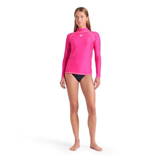 Foto 3 | Playera de Manga Larga Arena Rash Graphic Rosa para Mujer