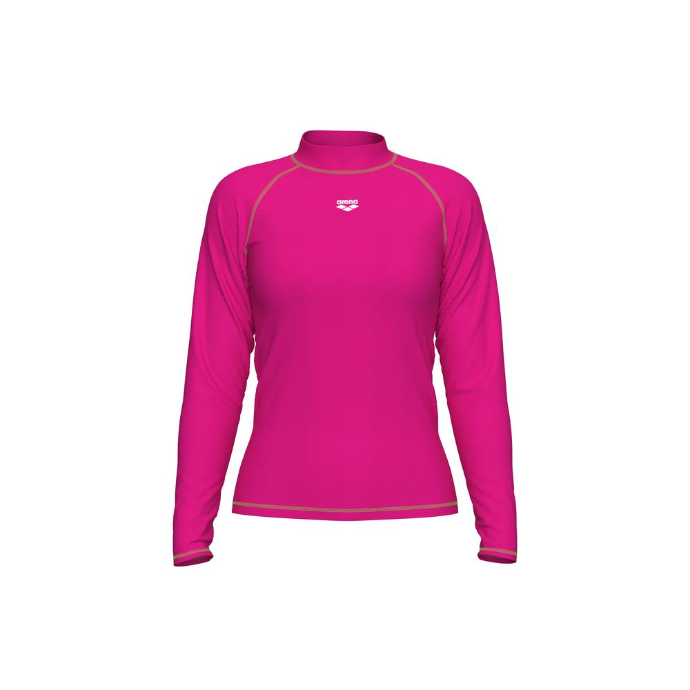 Foto 7 pulgar | Playera de Manga Larga Arena Rash Graphic Rosa para Mujer
