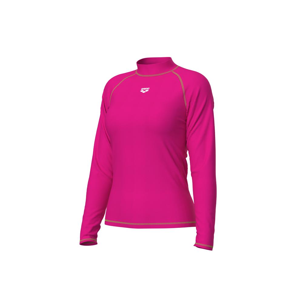 Foto 8 pulgar | Playera de Manga Larga Arena Rash Graphic Rosa para Mujer