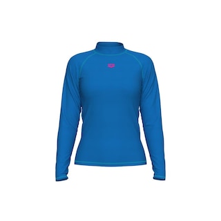 Foto 6 | Rashguard de Manga Larga Arena Rash Graphic Azul para Mujer