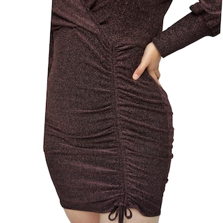 Foto 5 | Vestido Roman Fashion color Vino para Mujer