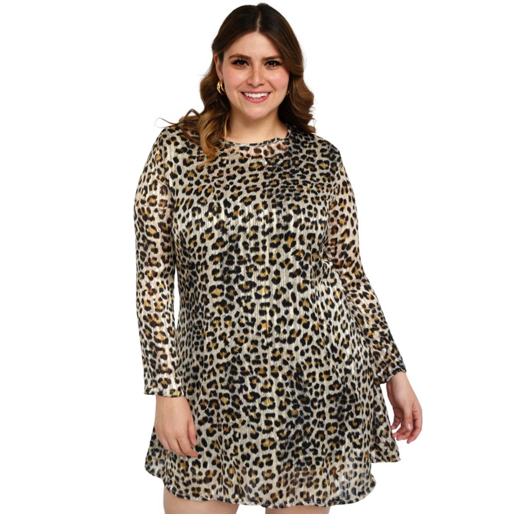 Vestido Roman Fashion Estampado Animal