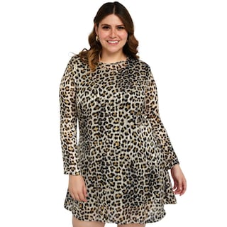 Foto 1 | Vestido Roman Fashion Estampado Animal