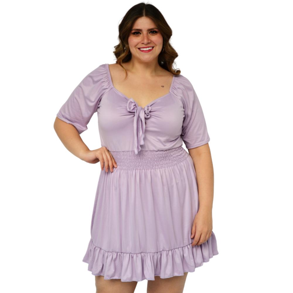 Vestido Roman Fashion 4279 color Lila para Mujer